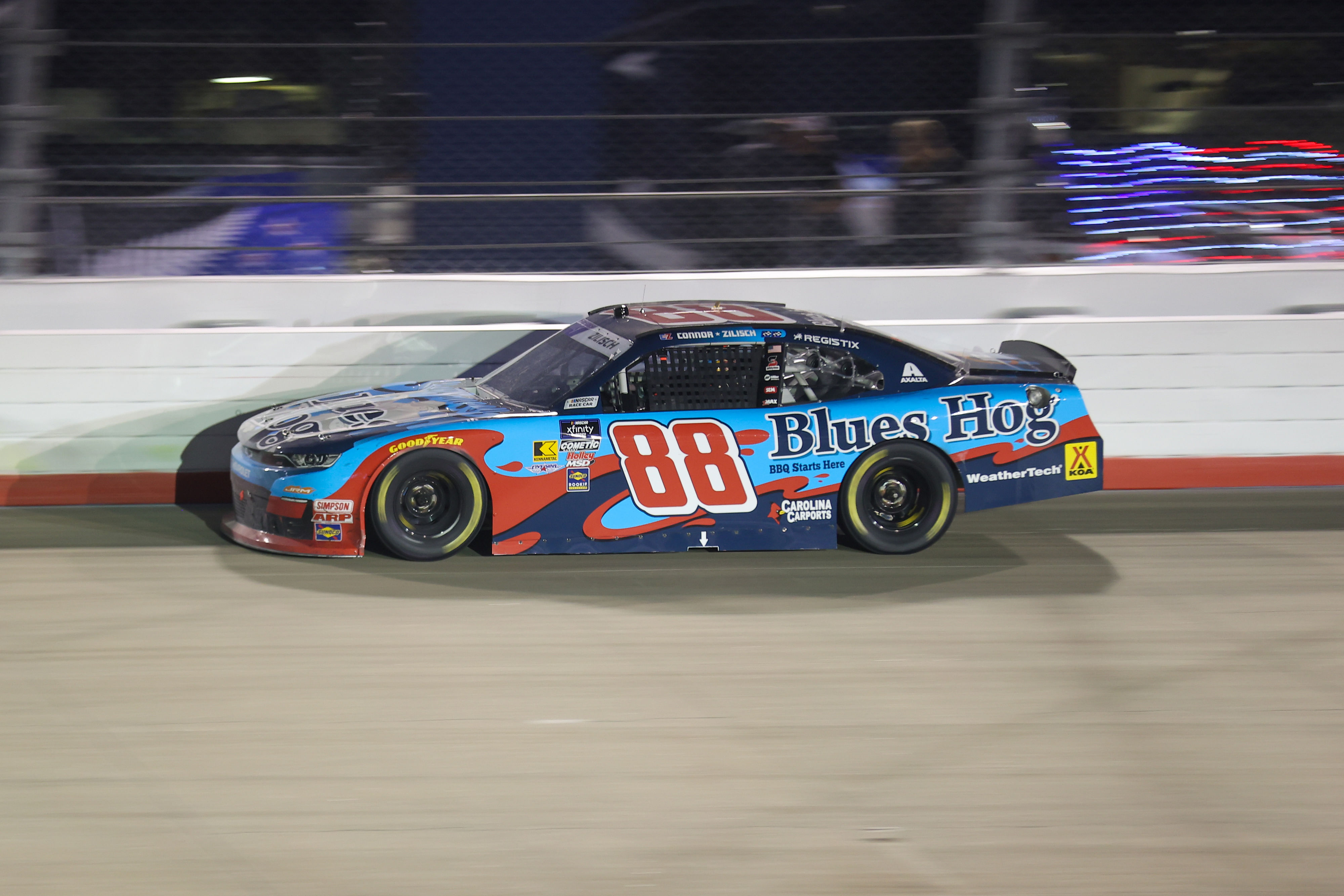 Connor Zilisch drives the #88 Chevrolet Camaro for JR Motorsports - Source: Imagn